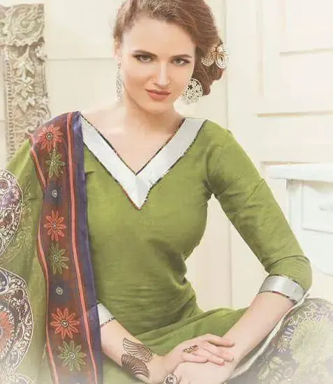 Picture of designer salwar kameez inspired by maria b unstitched d