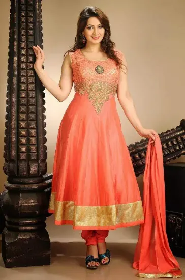 Picture of designer salwar kameez work unstitched dress and suit ,