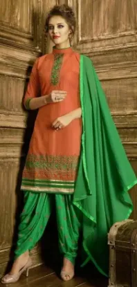 Picture of designer shalwar suit indian dress pakistani ethnic sal