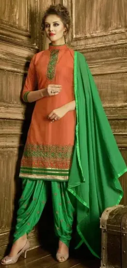 Picture of designer shalwar suit indian dress pakistani ethnic sal