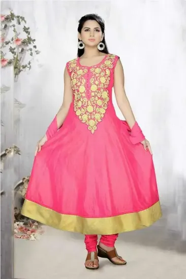 Picture of designer straight salwar kameez indian pakistani salwar