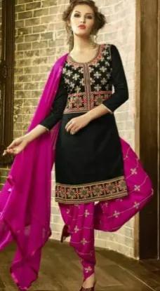 Picture of designer straight salwar kameez indian pakistani salwar