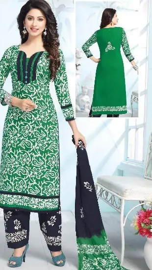 Picture of designer wear anarkali suit for indian women's with sim