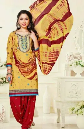 Picture of diwali special dress fatimabi pakistani neckline embroi