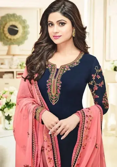 Picture of eid special pakistani ethnic anarkali salwar kameez des