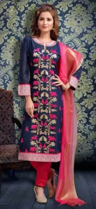 Picture of ethnic bollywood designer party wear dress salwar kamee