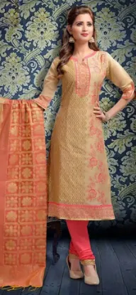 Picture of ethnic bollywood indian designer straight salwar kameez