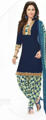 Picture of ethnic bollywood style women party wear embroidery anar