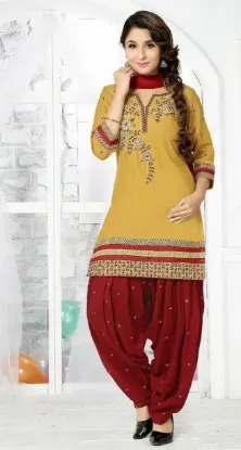 Picture of ethnic designer women anarkali salwar kameez indian pak