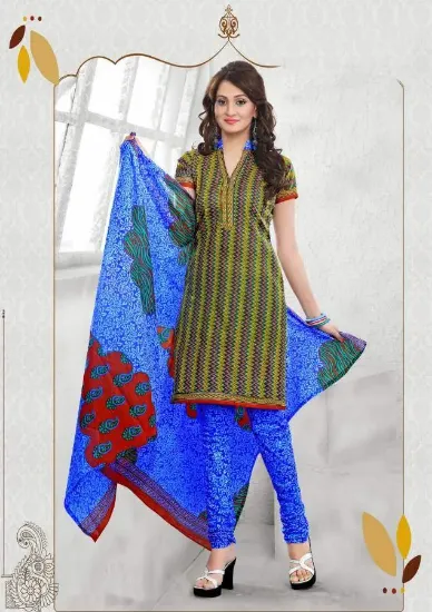 Picture of ethnic unstitched salwar kameez indian festival special