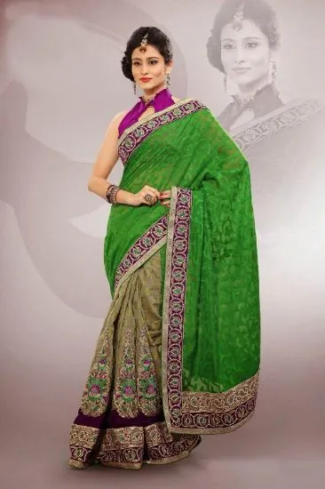 Picture of bollywood fashion saree pakistani ethnic preeti look w,