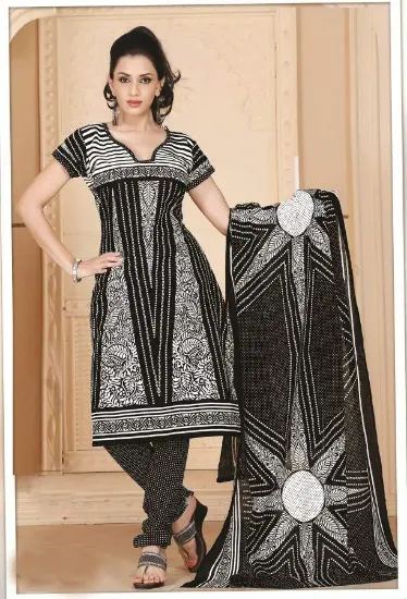 Picture of fatimabi indian traditional designer embroidery white s