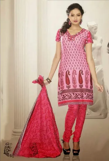 Picture of fatimabi multicolor anarkali kameez pakistani salwar ka