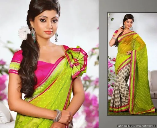 Picture of bollywood saree sari wedding reception heavy designer ,
