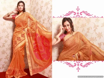 Picture of bollywood stylish sari designer pakistani indian party,