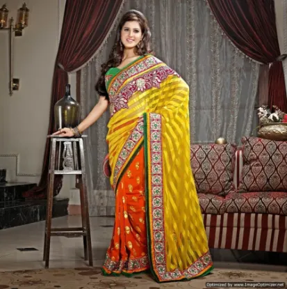 Picture of bridal wear saree modest maxi gown ethnic designer heav