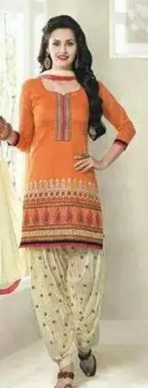 Picture of high quality georgette anarkali style salwar kameez sui