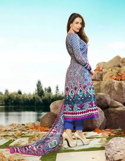 Picture of indian anarkali dress designer pakistani shalwar suit e