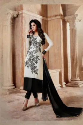 Picture of indian anarkali salwar kameez designer suit bollywood p