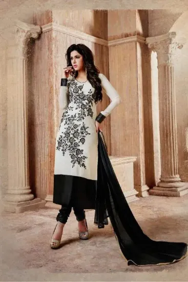 Picture of indian anarkali salwar kameez designer suit bollywood p