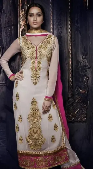 Picture of indian anarkali salwar kameez suit designer bollywood p