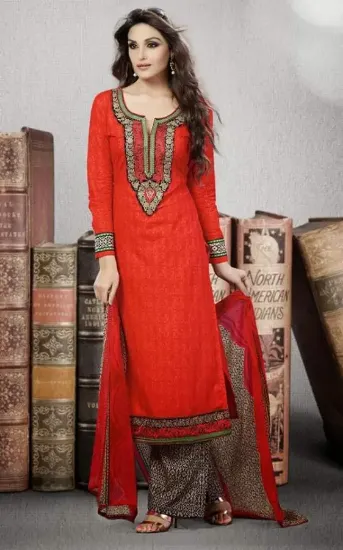 Picture of indian anarkali salwar kameez suit designer bollywood p