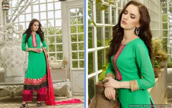 Picture of indian anarkali salwar kameez suit partydress pakistani