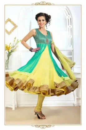 Picture of indian designer anarkali shalwar dress pakistani eid et