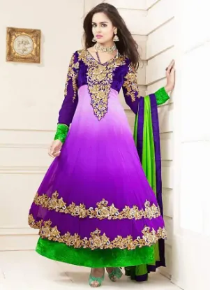 Picture of indian designer pakistani dress ethnic anarkali salwar 