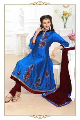 Picture of indian designer pakistani eid anarkali shalwar dress sa