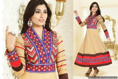 Picture of indian designer shalwar dress pakistani ethnic anarkali