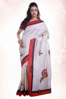 Picture of indian designer navy blue zari border bollywood sari g,