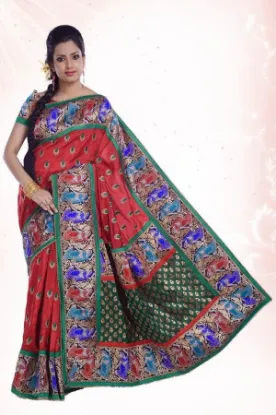 Picture of indian designer saree bollywood ethnic sari traditiona,
