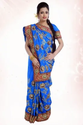 Picture of indian designer saree bollywood nice look heavy pakist,