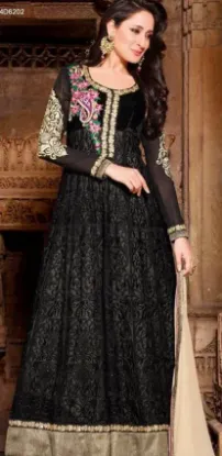 Picture of indian ethnic anarkali dress designer pakistani shalwar