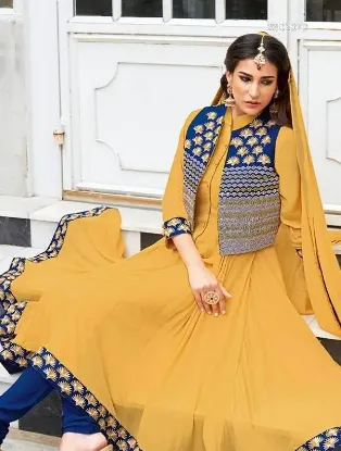 Picture of indian ethnic anarkali salwar kameez suit pakistani bol