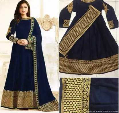 Picture of indian ethnic designer party suit-pakistani salwar anar