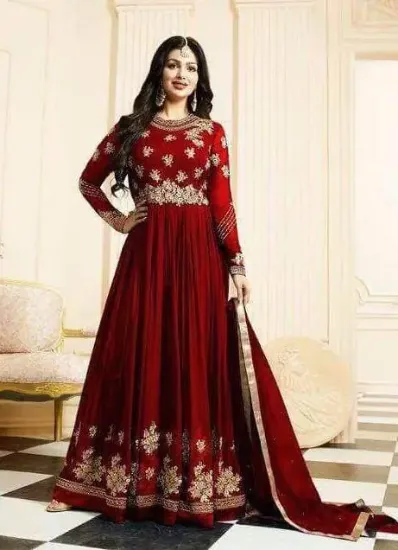 Picture of indian ethnic designer party wear suit-pakistani salwar