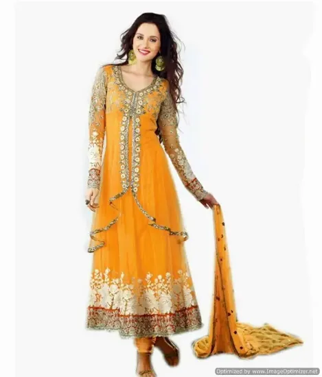 Picture of indian ethnic gown salwar kameez pakistani designer sui