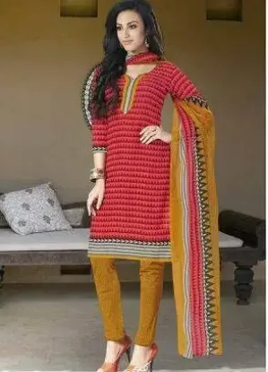 Picture of indian ethnic shalwar dress gray cotton suit designer p