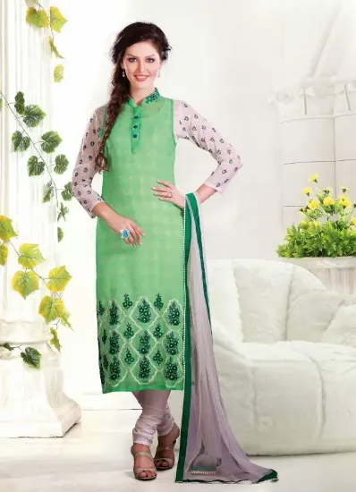 Picture of indian pakistani bollywood designer suit ethnic salwar 