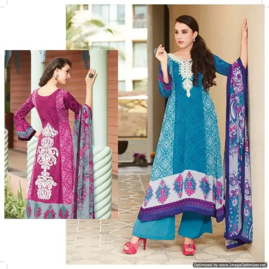 Picture of indian pakistani designer shalwar rani suit ethnic anar