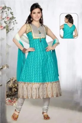 Picture of indian pakistani dress designer shalwar suit ethnic ana