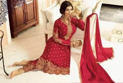 Picture of indian pakistani ethnic salwar kameez designer suit bol