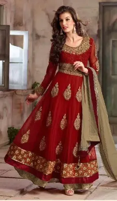 Picture of indian pakistani salwar kameez party wear unstitched ,s