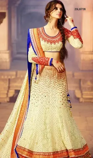 Picture of indian pakistani shalwar ethnic designer anarkali yello