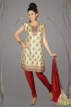 Picture of indian pakistani shalwar ethnic designer suit anarkali 