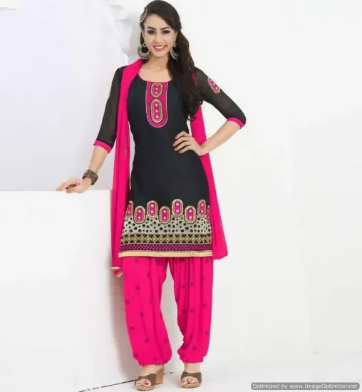 Picture of indian peach anarkali designer ethnic salwar suit pakis