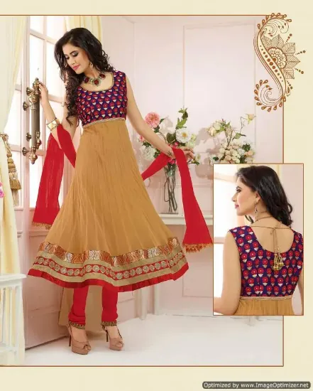 Picture of indian salwar kameez loosep unstitched dress material p