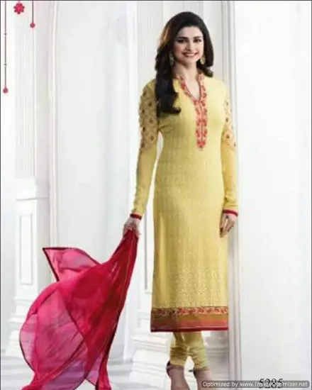 Picture of indian salwar kameez lose unstitched dress material o p